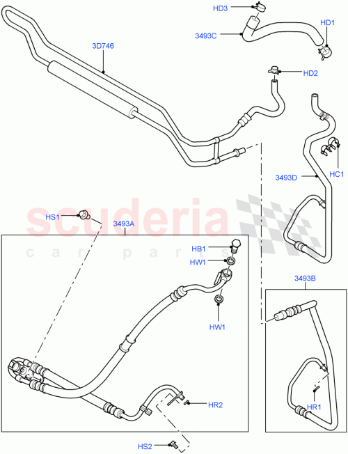 Part Diagram for Land Rover QEP500632