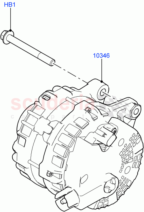 Part Diagram for Land Rover LR157918