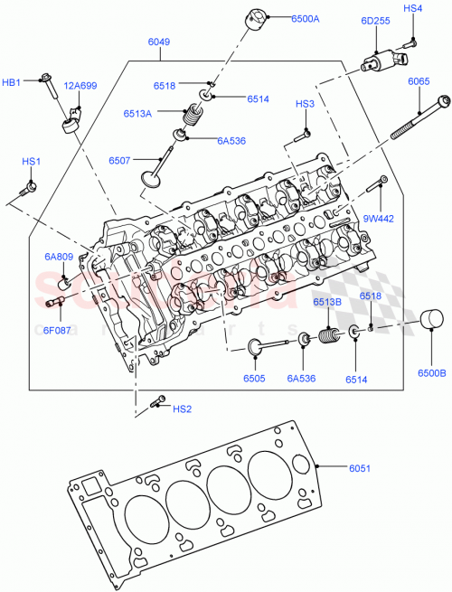 Part Diagram for Land Rover LR010699