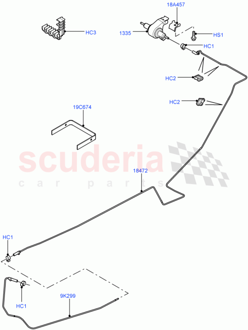 Part Diagram for Land Rover KTH100000