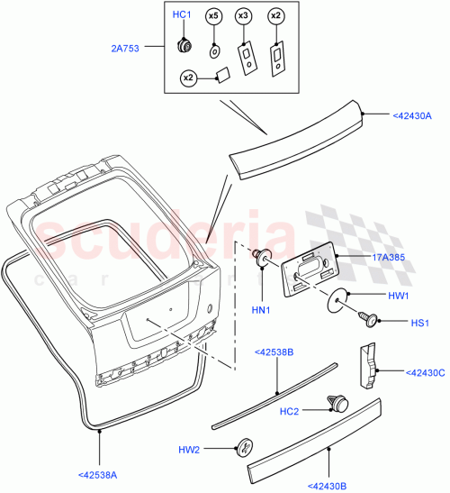 Part Diagram for Land Rover LR031161