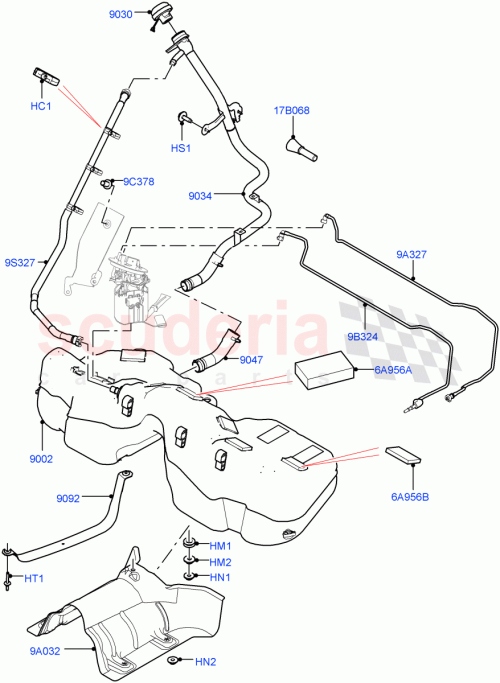 Part Diagram for Land Rover LR144546