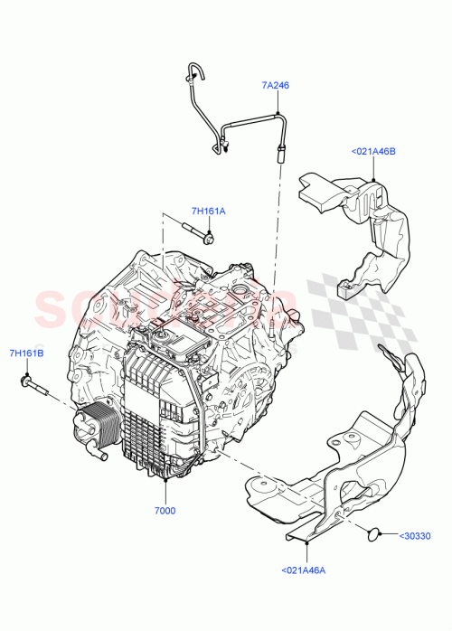 Part Diagram for Land Rover LR169101
