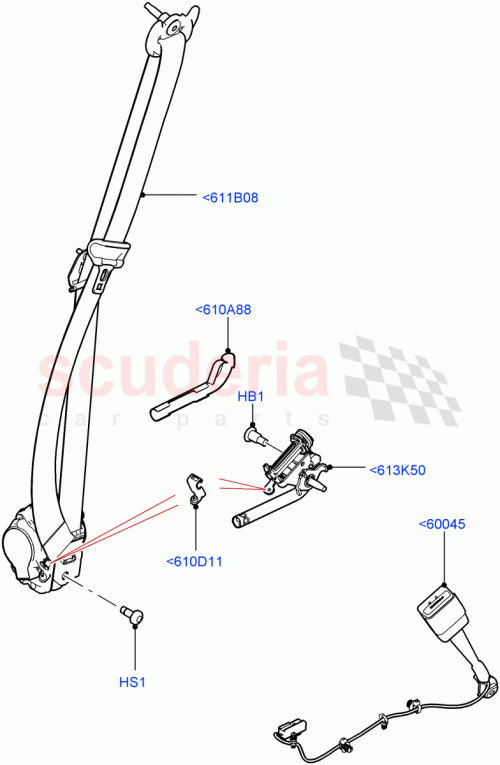 Part Diagram for Land Rover LR081125