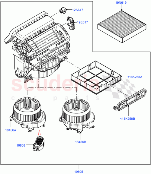 Part Diagram for Land Rover LR131072