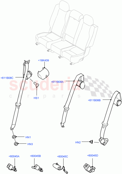 Part Diagram for Land Rover LR081827