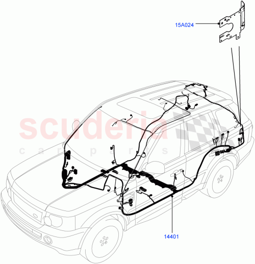 Part Diagram for Land Rover LR030112