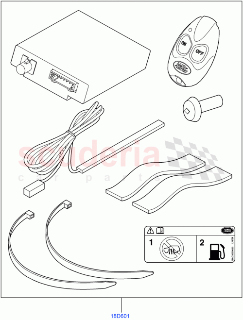 Part Diagram for Land Rover VPLAX0061