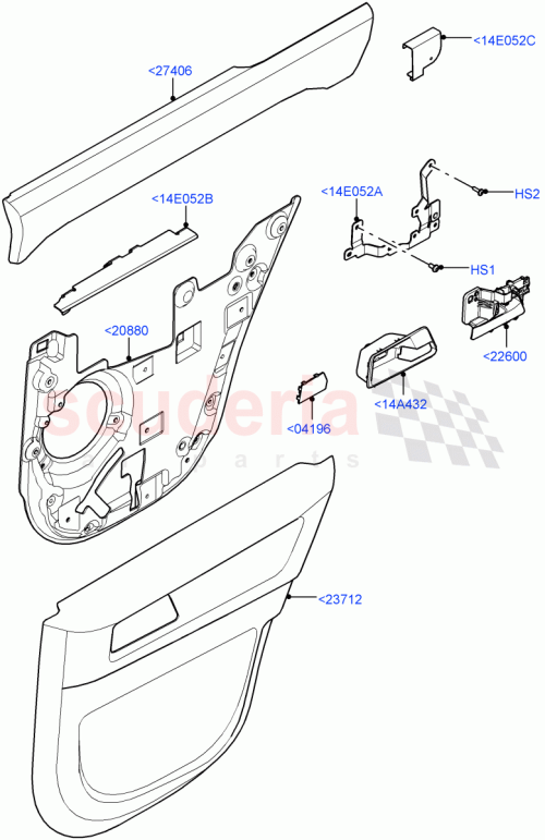 Part Diagram for Land Rover LR142163