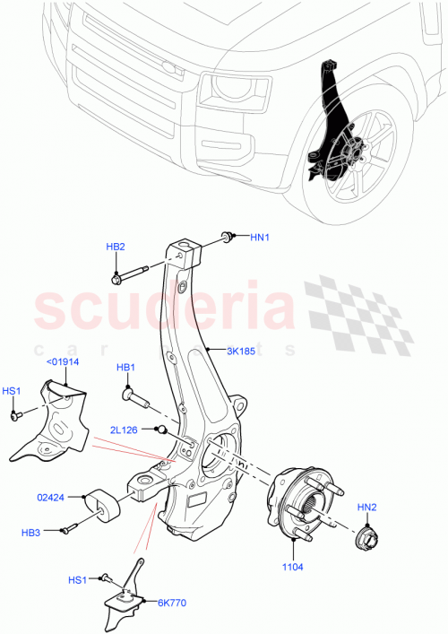 Part Diagram for Land Rover LR130484