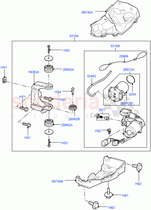 Part Diagram for Land Rover RVC000064