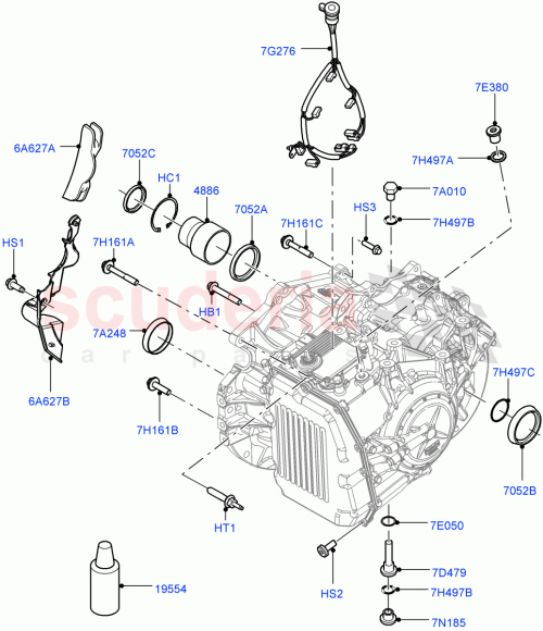 Part Diagram for Land Rover LR003974
