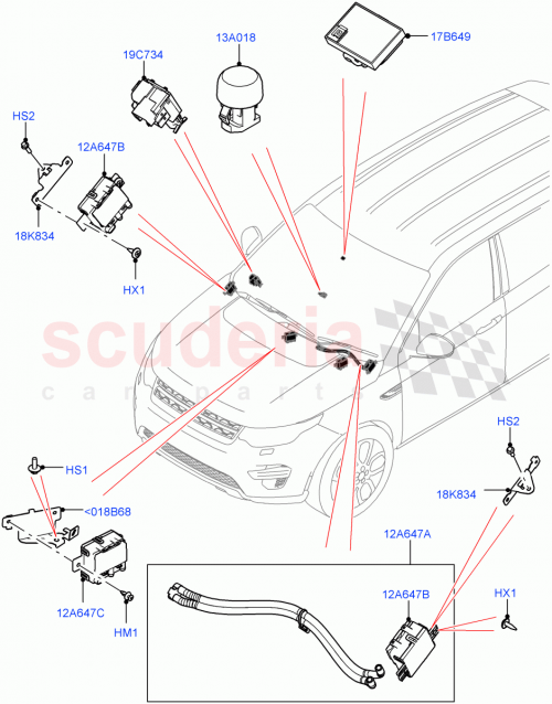 Part Diagram for Land Rover LR140735