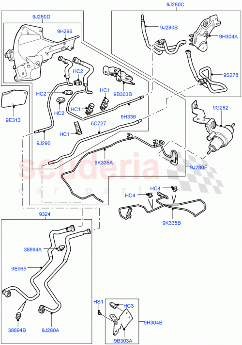 Part Diagram for Land Rover LR016986