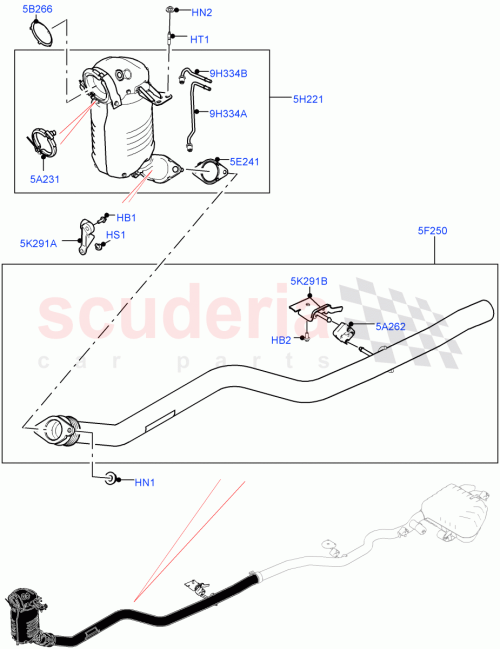 Part Diagram for Land Rover LR092880