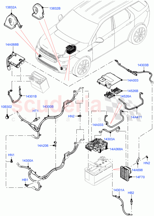Part Diagram for Land Rover LR133902