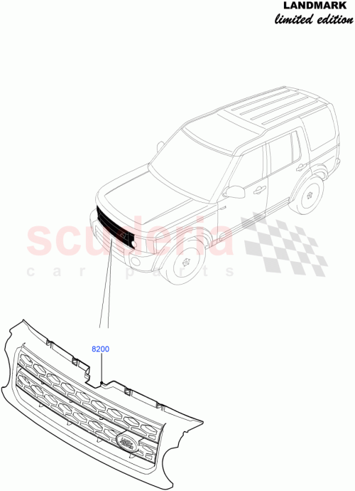 Part Diagram for Land Rover LR023732