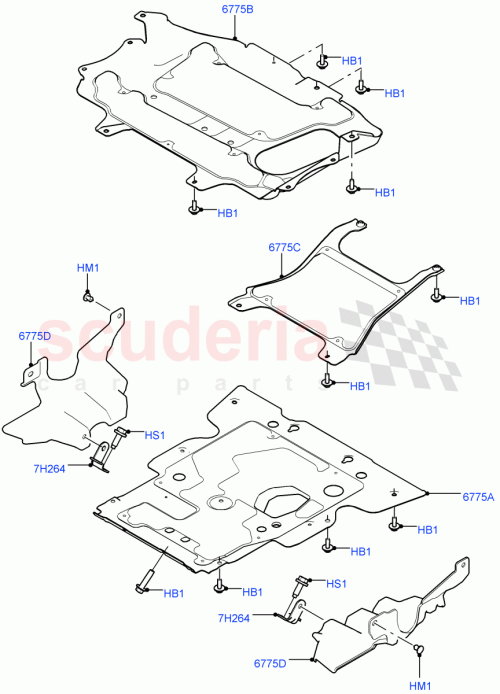 Part Diagram for Land Rover LR045811