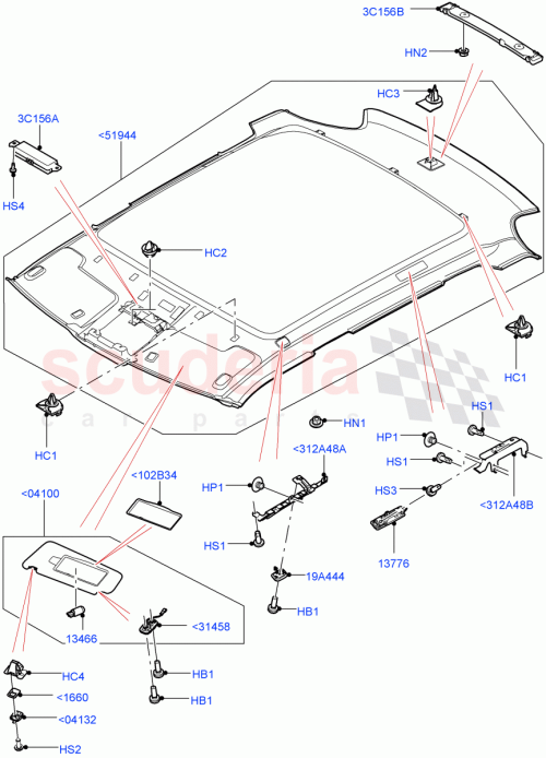 Part Diagram for Land Rover LR031341