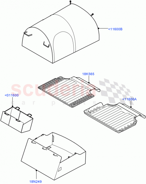 Part Diagram for Land Rover VPLES0569