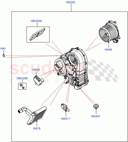 Part Diagram for Land Rover LR159423