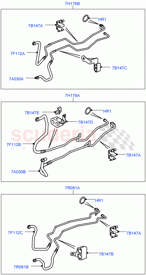 Part Diagram for Land Rover UBU500080