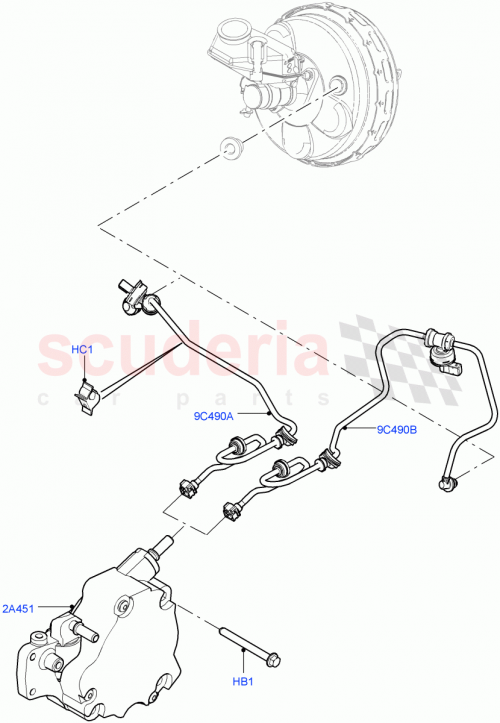 Part Diagram for Land Rover LR061028