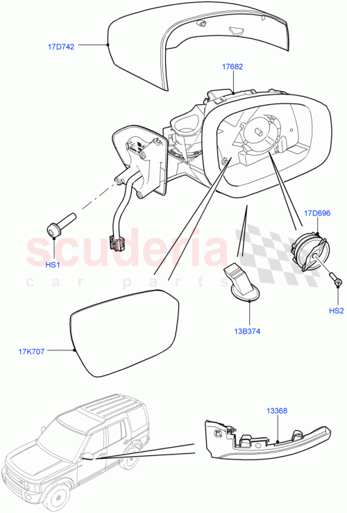 Part Diagram for Land Rover LR051393