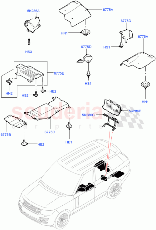 Part Diagram for Land Rover LR033703
