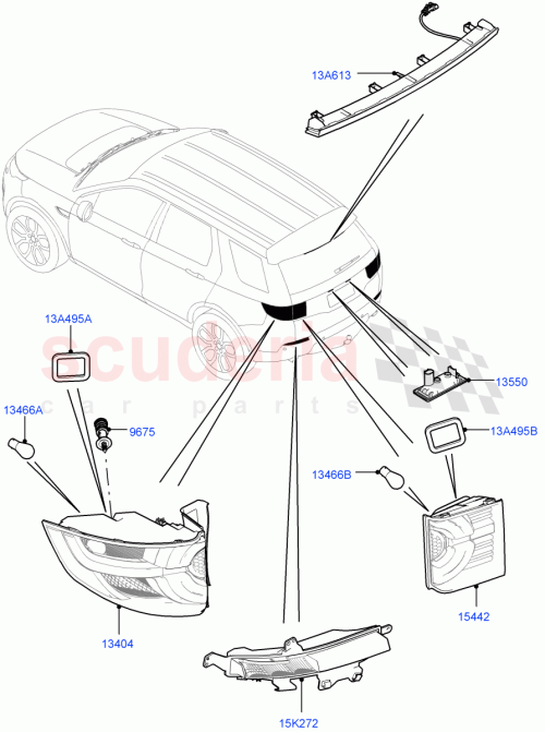 Part Diagram for Land Rover LR149770