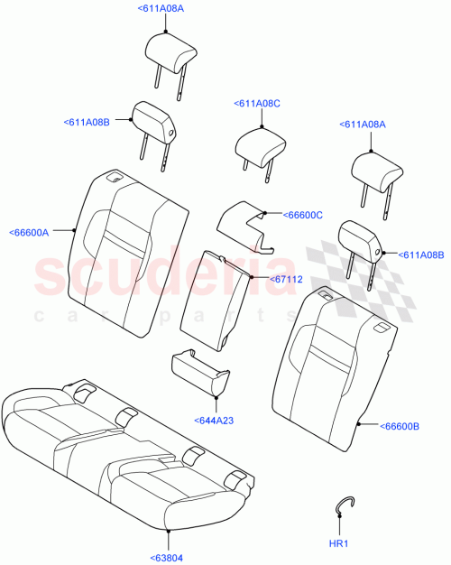 Part Diagram for Land Rover LR160745