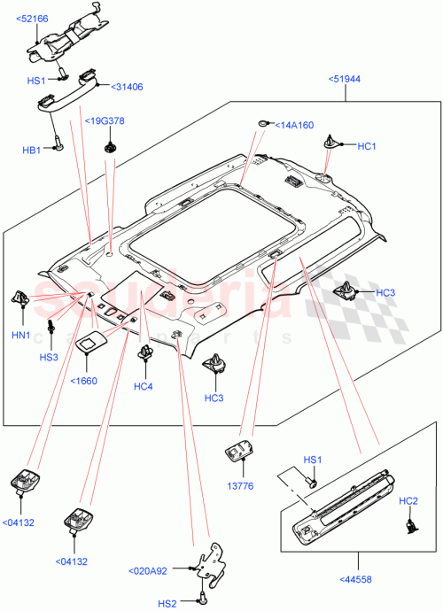 Part Diagram for Land Rover LR166747