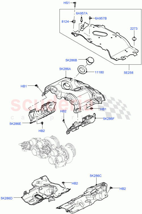 Part Diagram for Land Rover LR175160