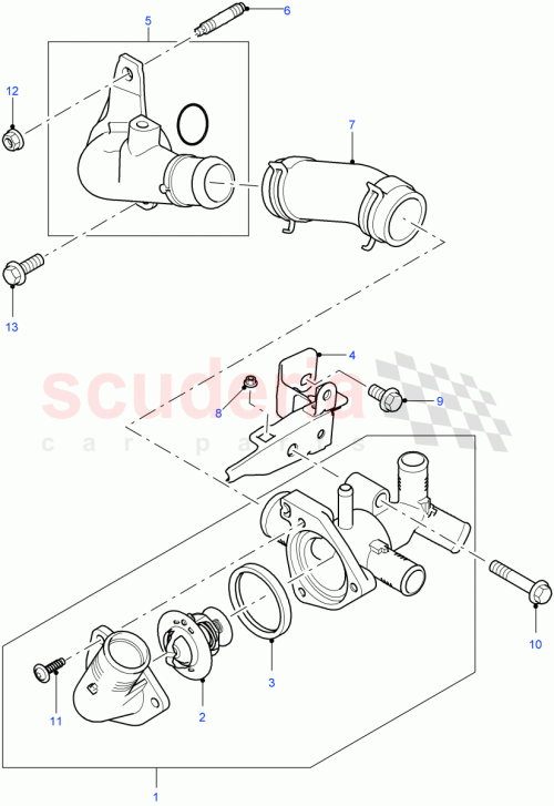 Part Diagram for Land Rover LR004613