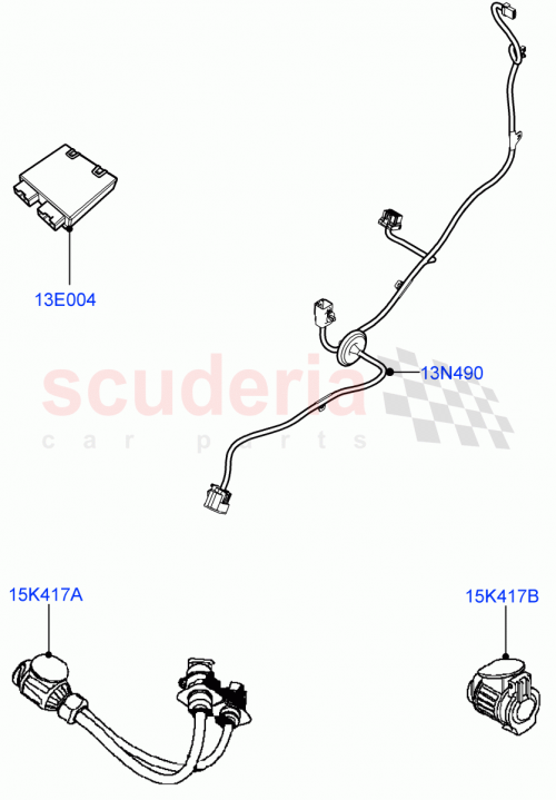 Part Diagram for Land Rover LR124161