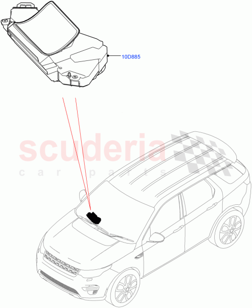 Part Diagram for Land Rover LR093408