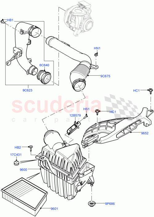 Part Diagram for Land Rover LR000033