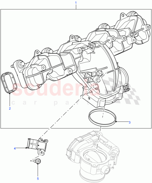 Part Diagram for Land Rover LR039110