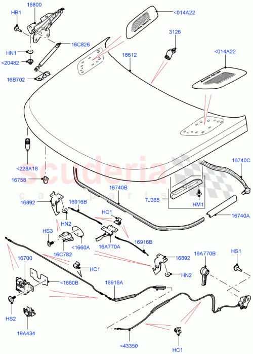 Part Diagram for Land Rover LR045005
