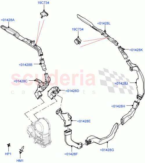 Part Diagram for Land Rover LR153642