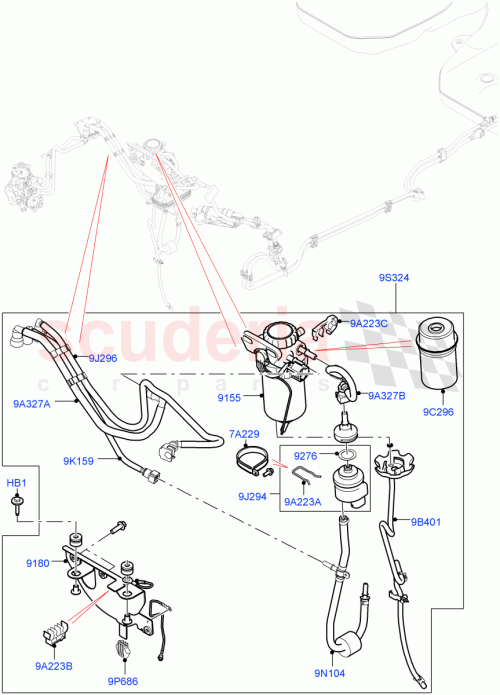 Part Diagram for Land Rover LR023060