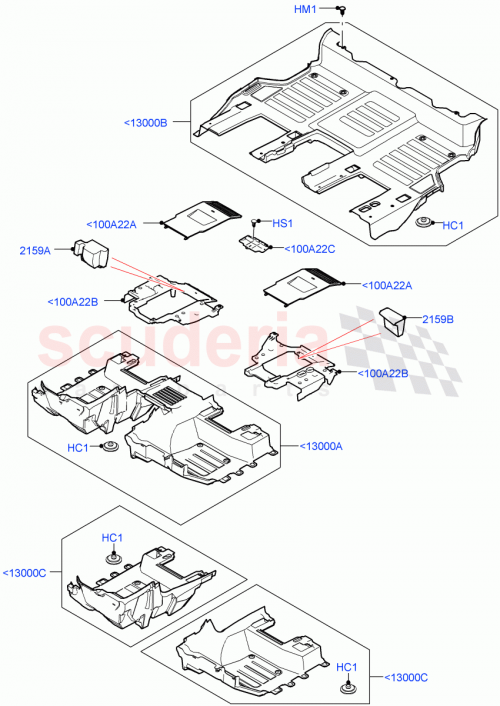 Part Diagram for Land Rover LR129112