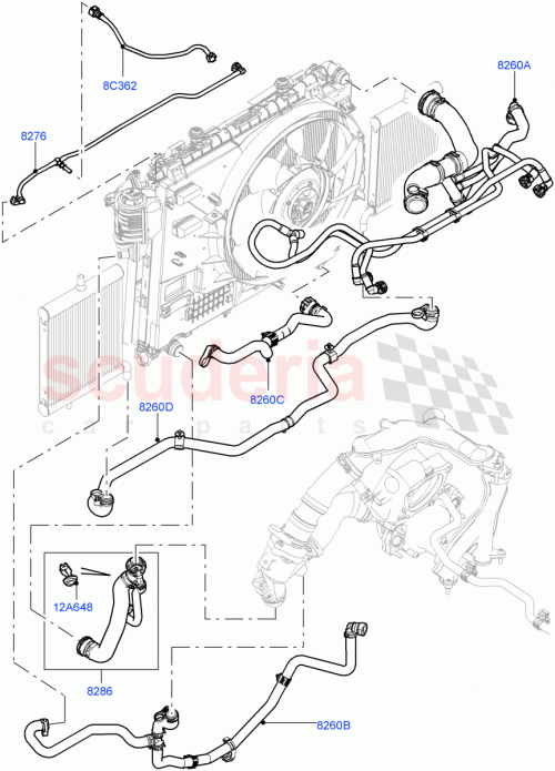 Part Diagram for Land Rover LR034625