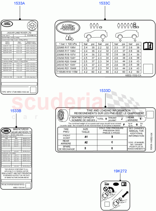Part Diagram for Land Rover LR143389
