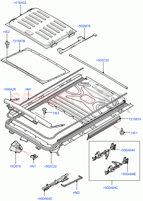 Part Diagram for Land Rover LR018359