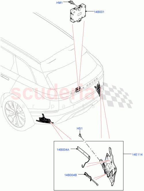 Part Diagram for Land Rover LR140825