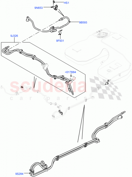 Part Diagram for Land Rover LR172648