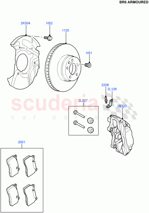 Part Diagram for Land Rover LR012991