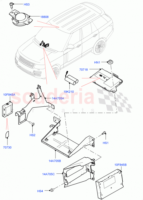 Part Diagram for Land Rover LR066125