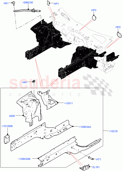 Part Diagram for Land Rover LR091560